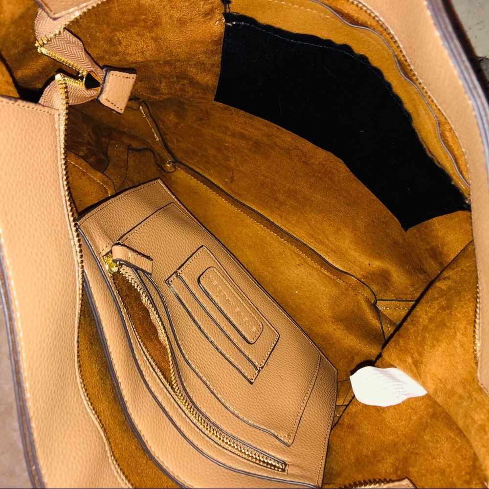 Steve Madden Tan Tote Bag Purse Large - Picture 6 of 9